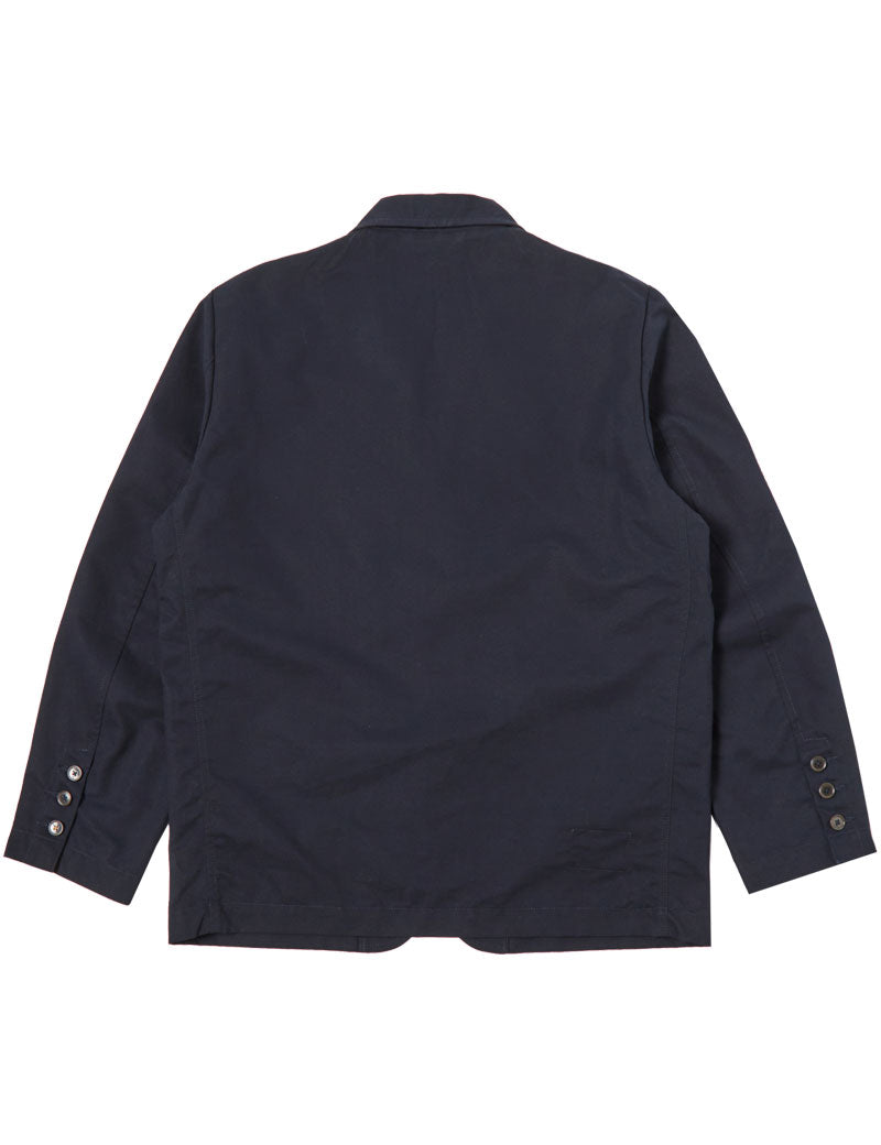 Universal Works Capitol Brushed  Poly Tech Jacket Navy