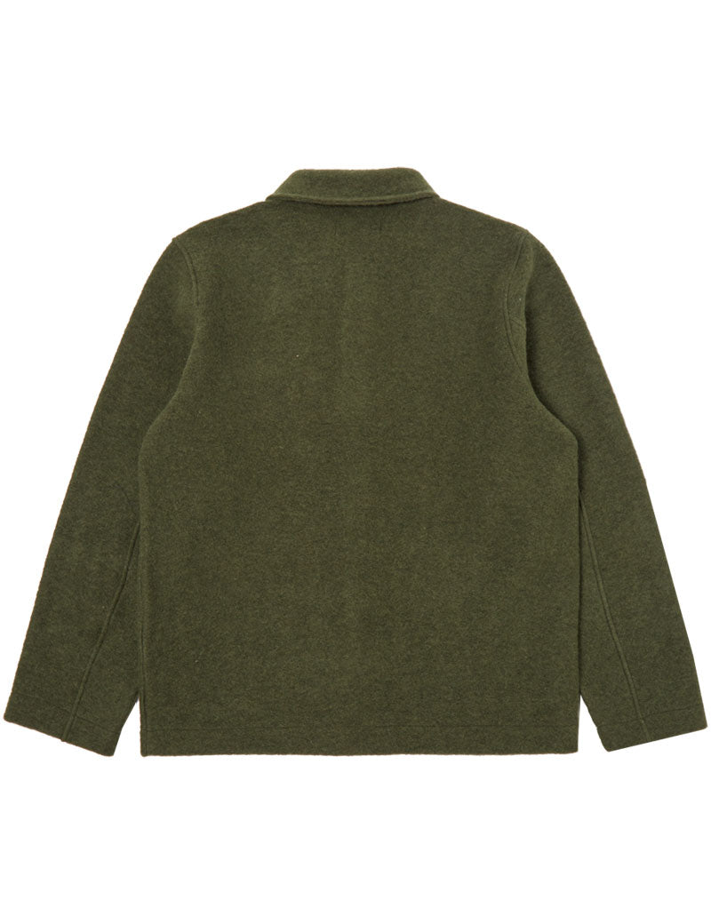 Universal Works Field Jacket Wool Fleece Olive