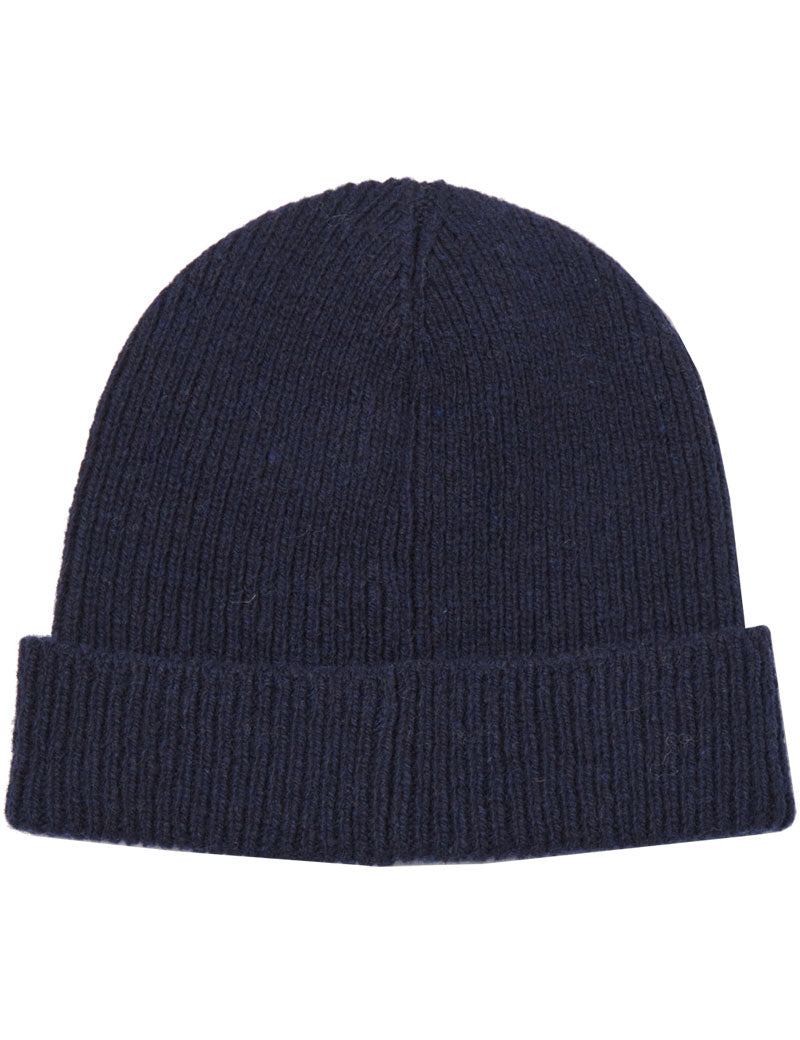 Universal Works Watch Cap Beanie Navy Eco Wool