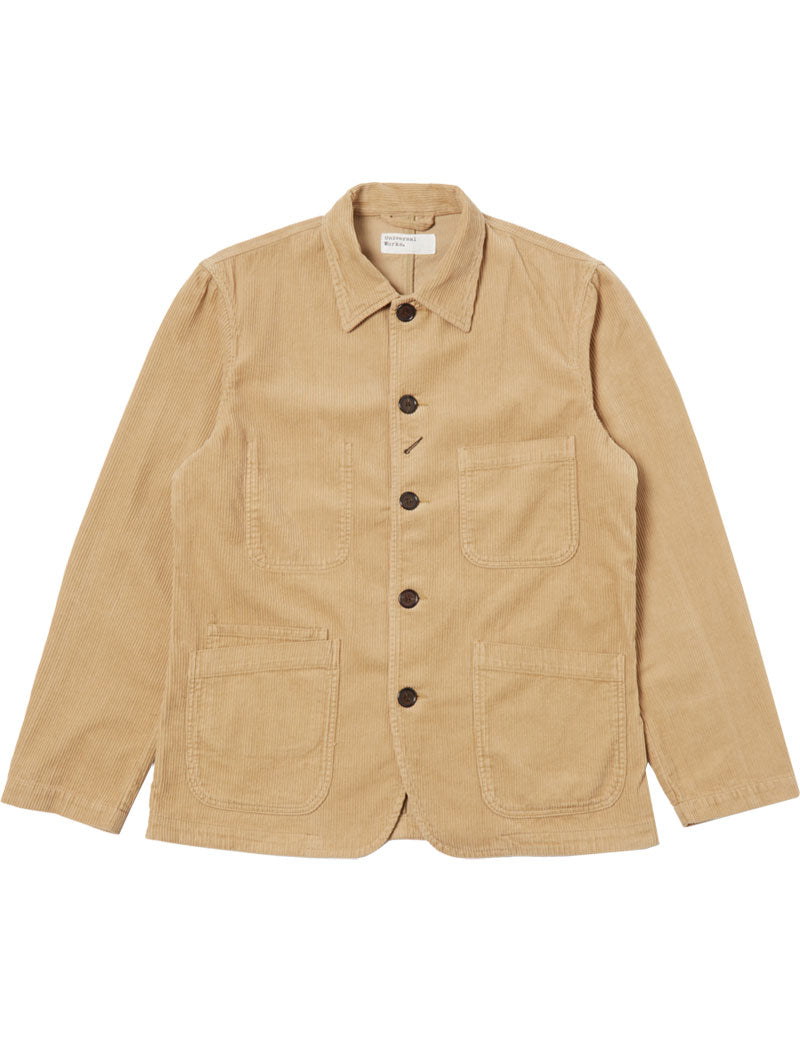 Universal Works Bakers Jacket Fawn Cord