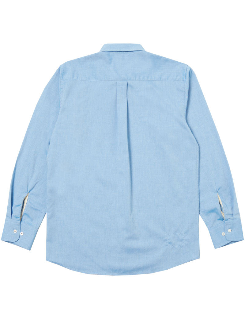 Universal Works Daybrook Shirt Blue Organic Oxford