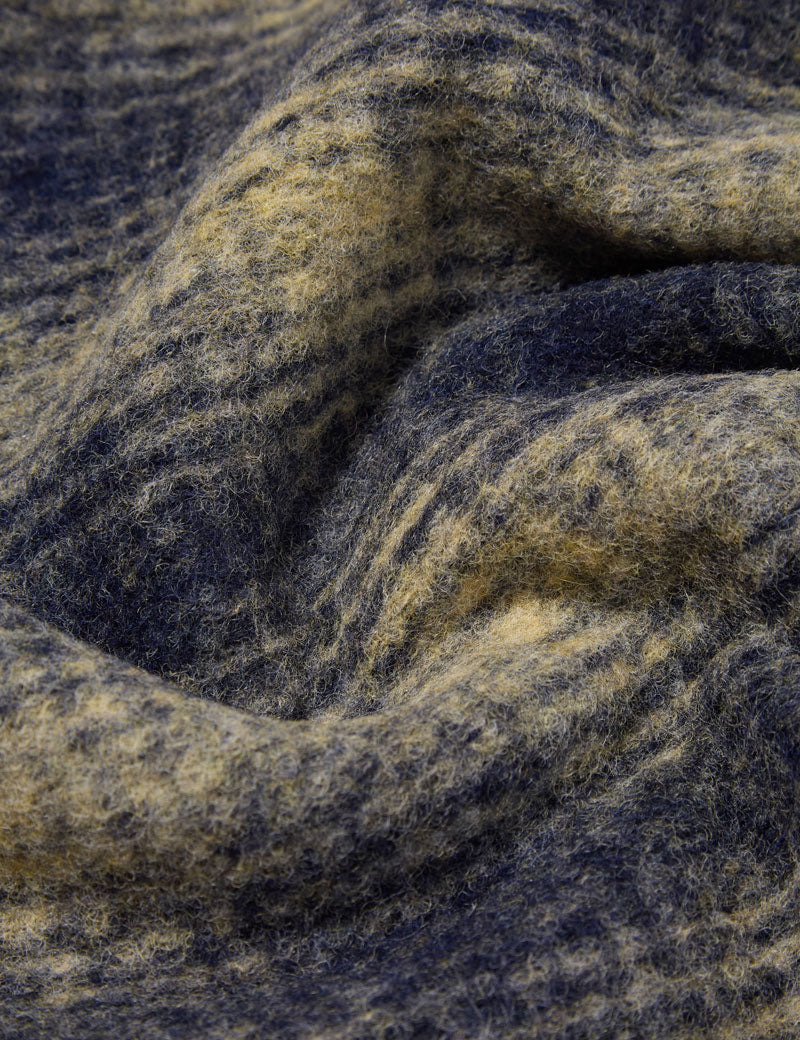 Universal Works Cardigan Uist Fleece Navy