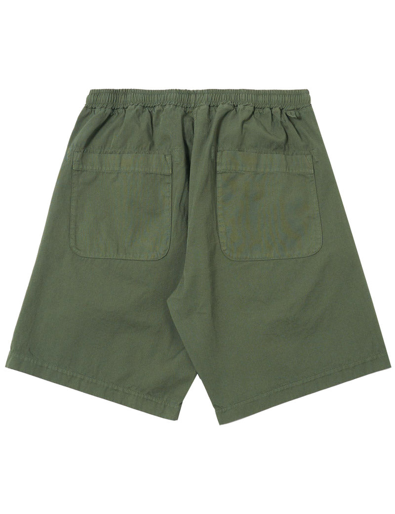 Universal Works Simple Short Kelly Cotton Olive | Uniform Research