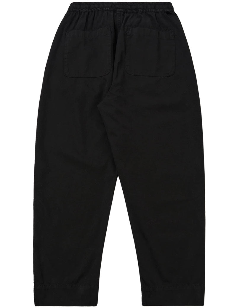 Universal Works Judo Pant Kelly Cotton Black Back