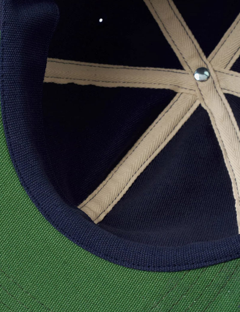Universal Works Baseball Hat Cap Navy Inside & Peak