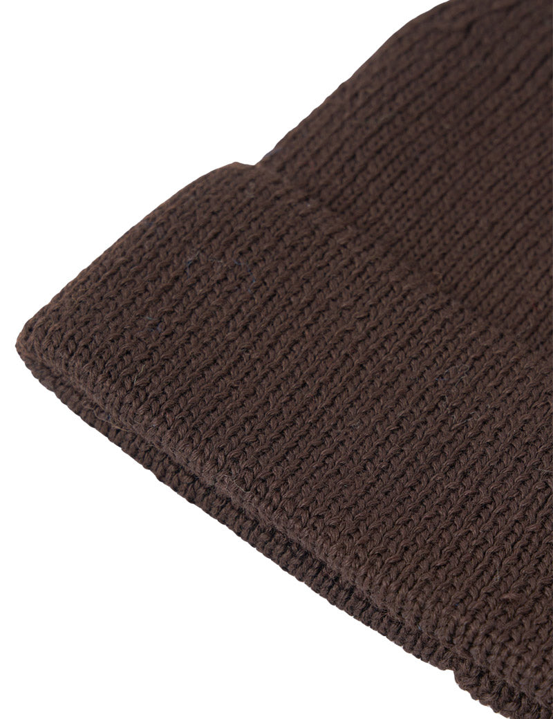 Universal Works Watch Cap Merino Knit Brown