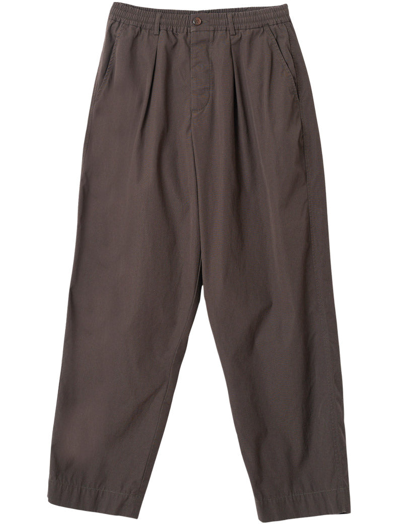 Universal Works Oxford Pant Micro Canvas Brown