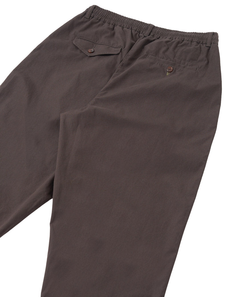 Universal Works Oxford Pant Micro Canvas Brown