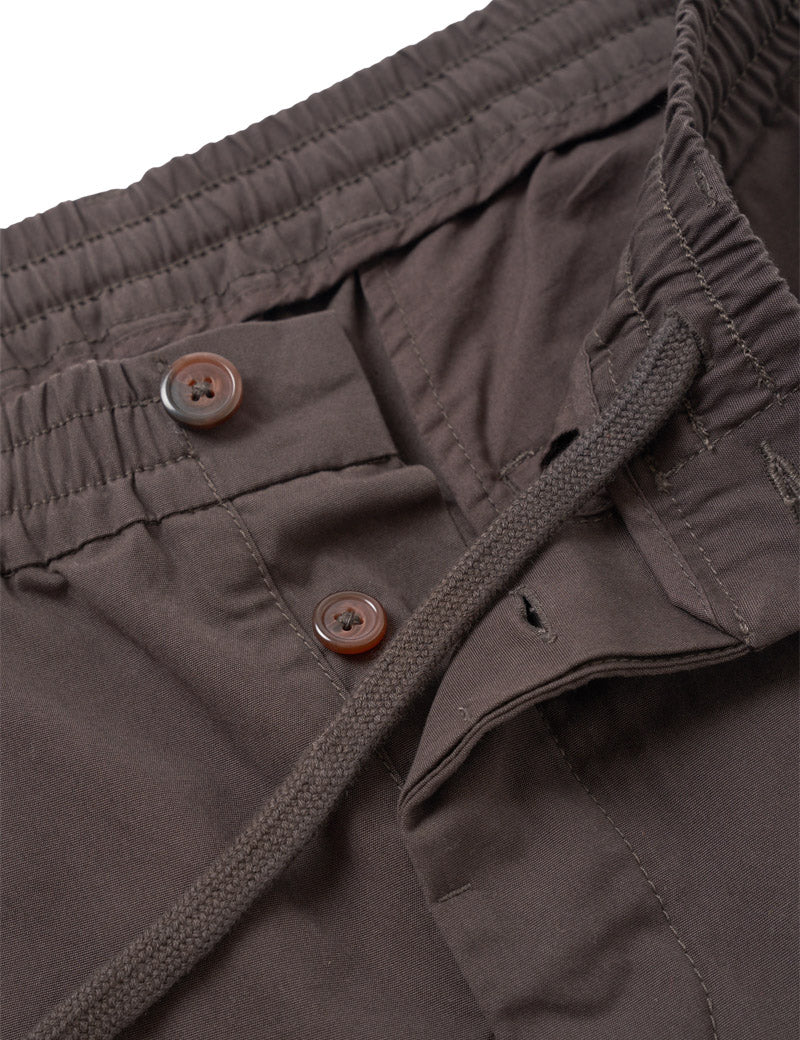 Universal Works Oxford Pant Micro Canvas Brown