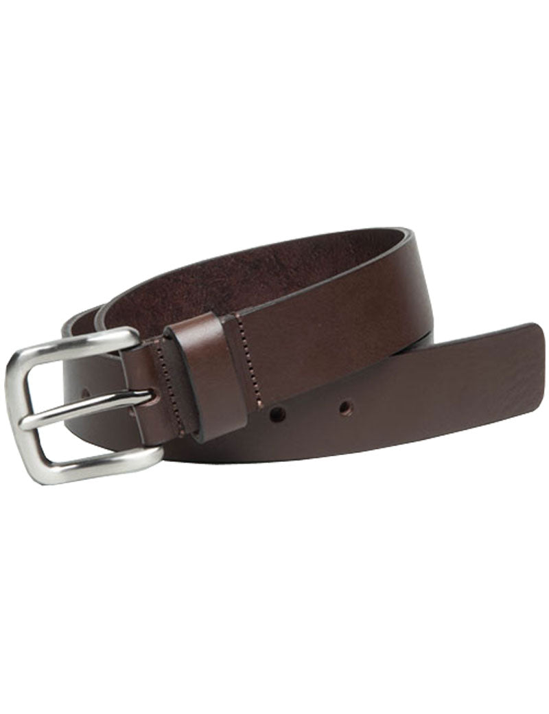 IBEX ENGLAND FULL GRAIN LEATHER BELT BROWN