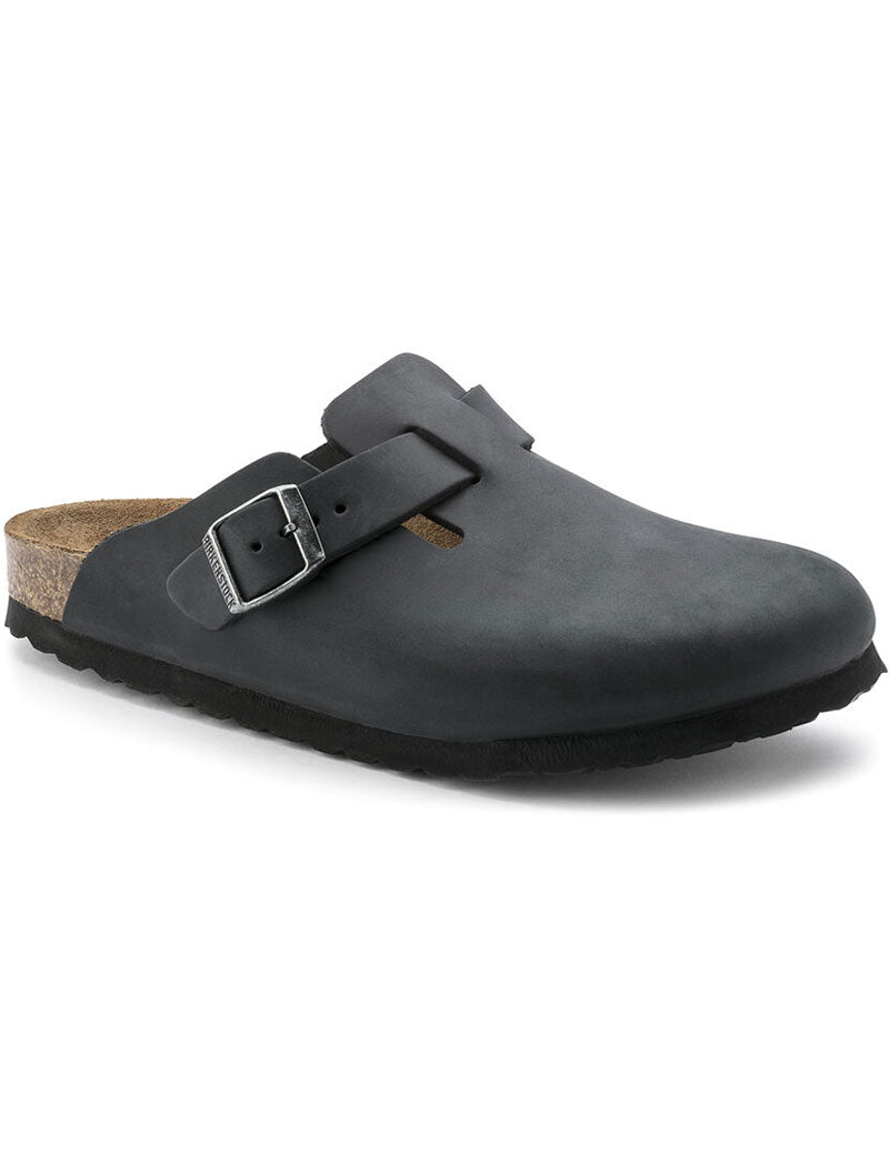 BIRKENSTOCK BOSTON SANDAL CLOG BLACK