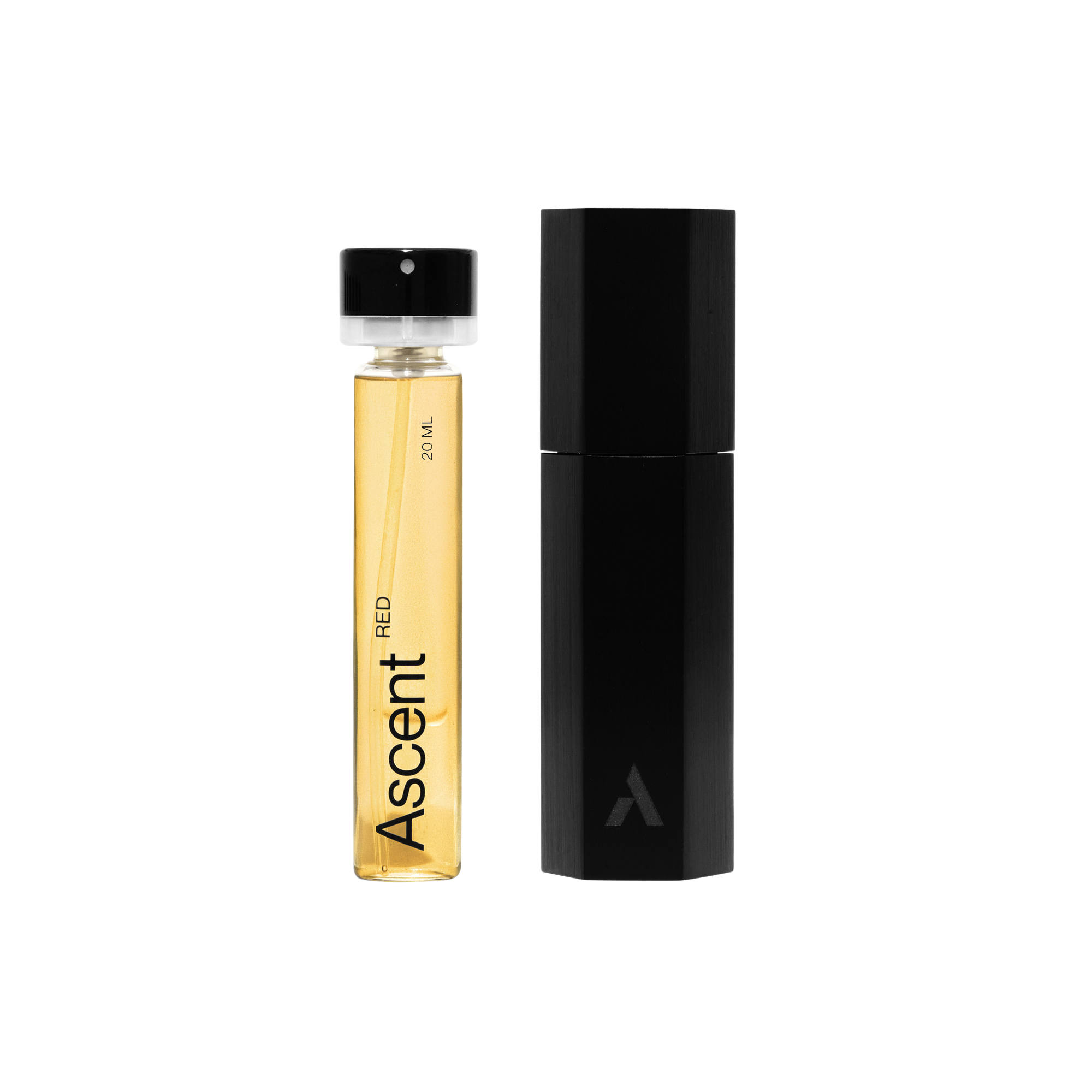 Ascent Red Parfum Starter Kit Black Case fragrance and case