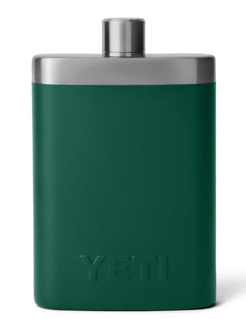 Yeti Rambler Flask Black Forest Green