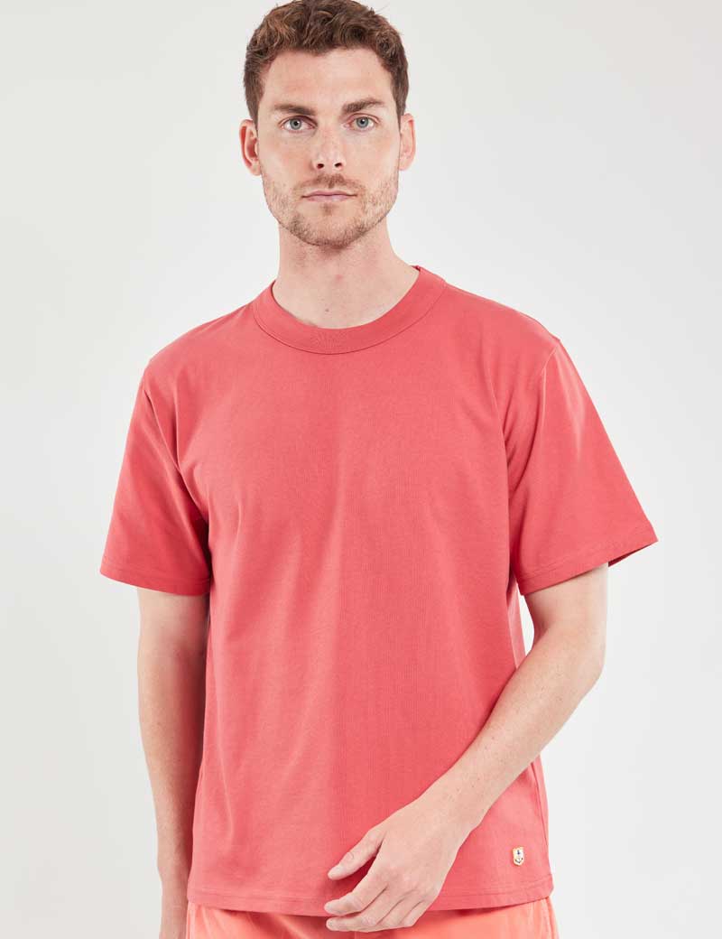 ARMOR LUX HERITAGE ORGANIC COTTON T-SHIRT CARDINAL RED