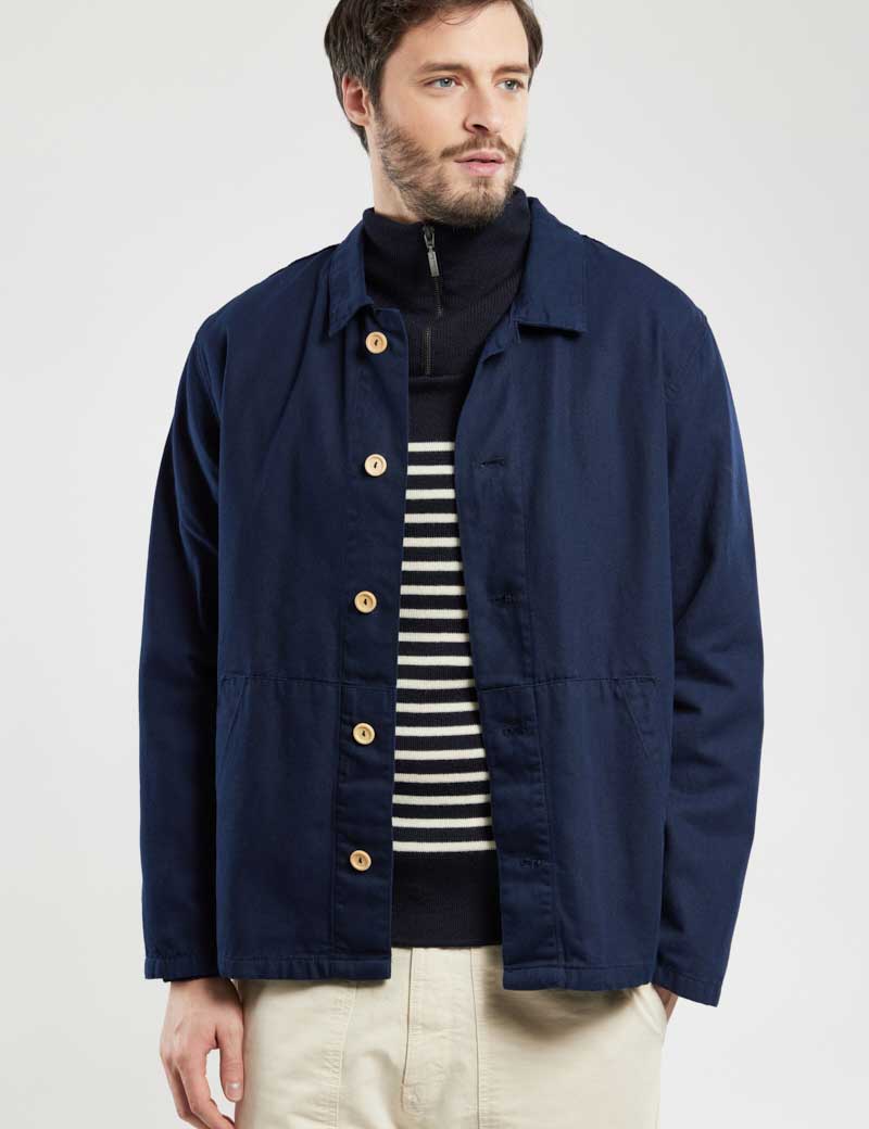 ARMOR LUX FISHERMANS JACKET DEEP MARINE