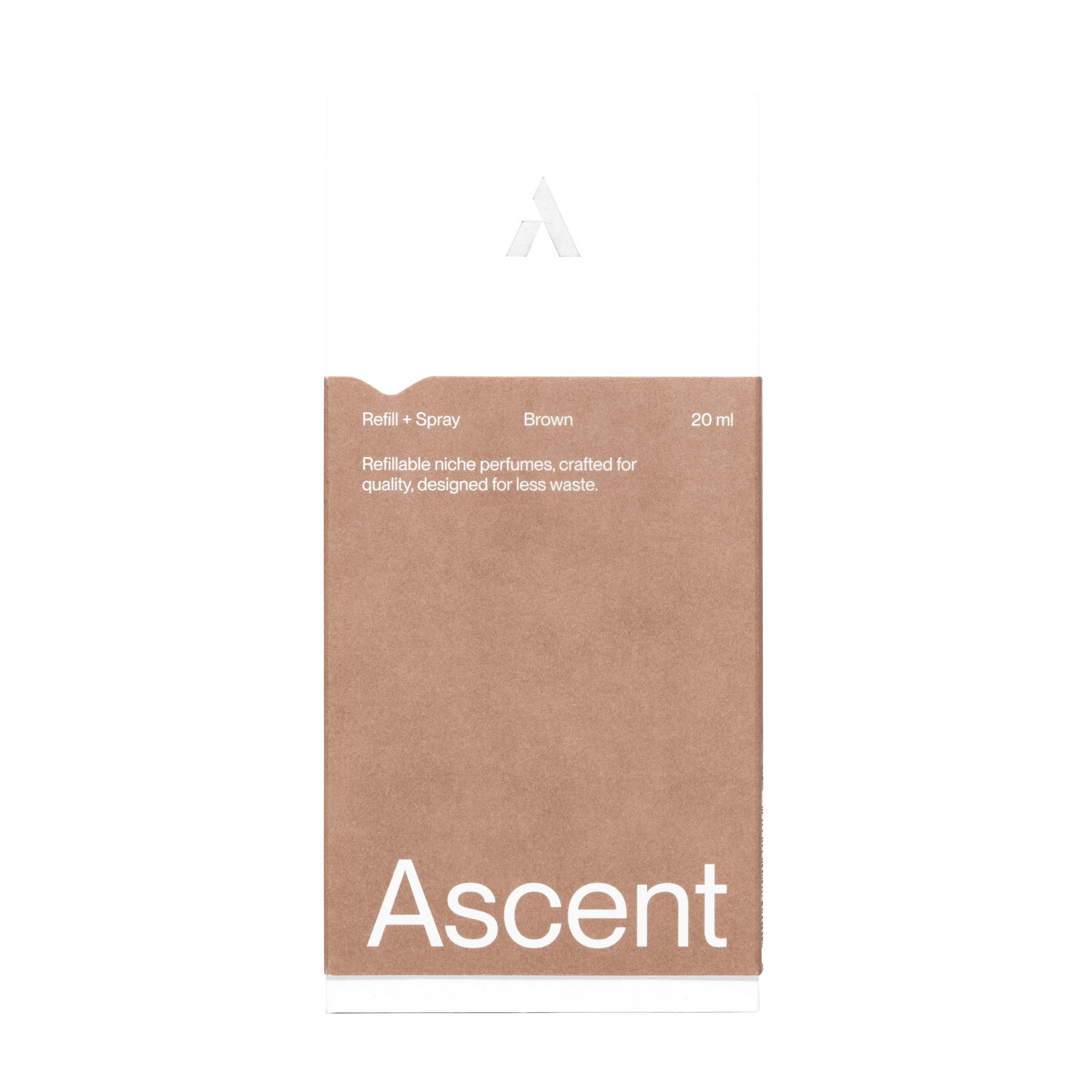 Ascent Brown Parfum Refill Spray Boxed