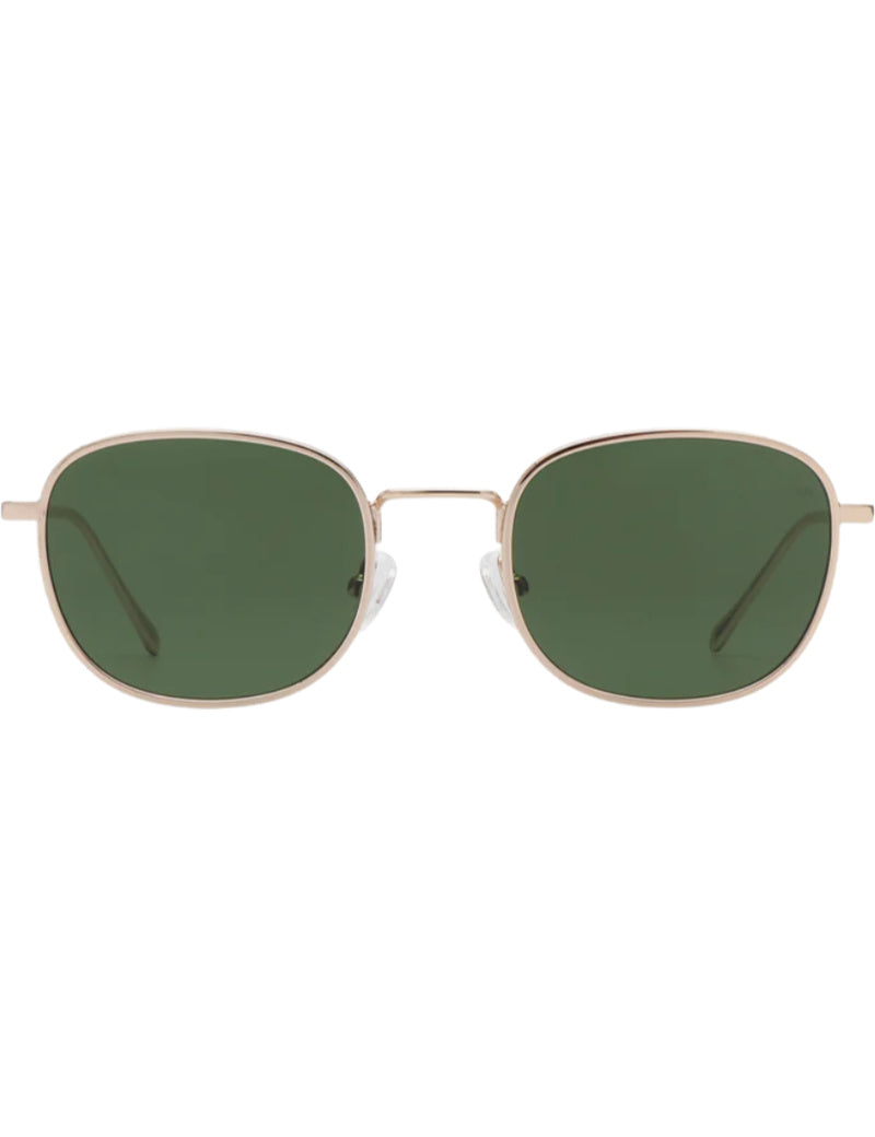 A.Kjaerbede Hello Sunglasses Gold Green Lens