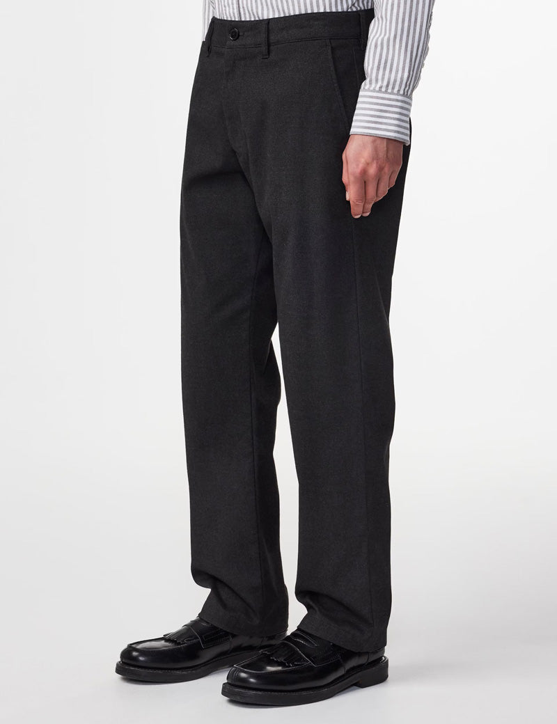 NN07 Aden Melange Straight leg regular fit Trouser Black Multi