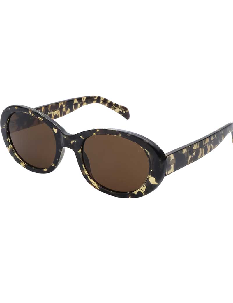 A.Kjaerbede Anma Sunglasses Black Yellow Tortoise