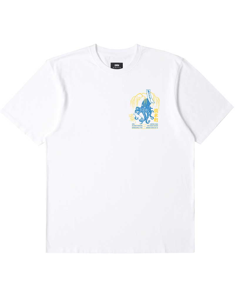 Edwin Drink Mood T-Shirt White