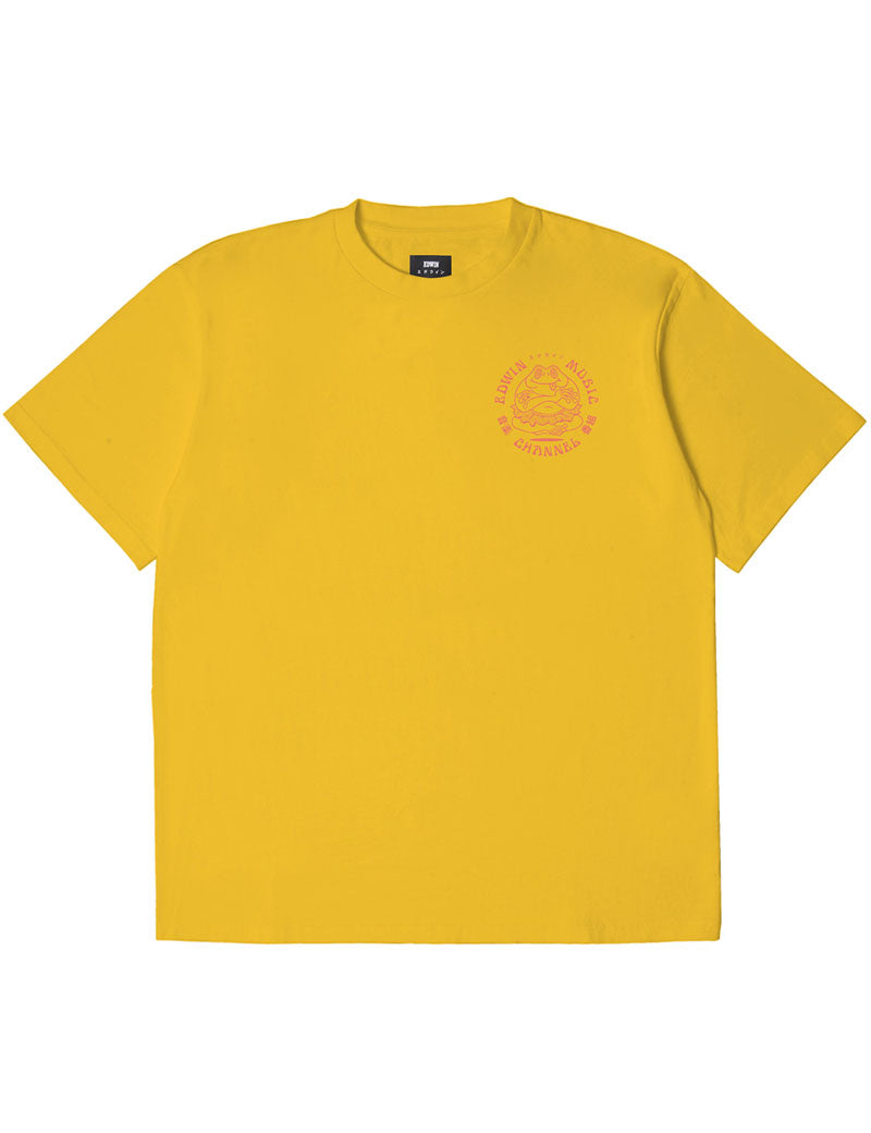 EDWIN MUSIC CHANNEL T-SHIRT LEMON 