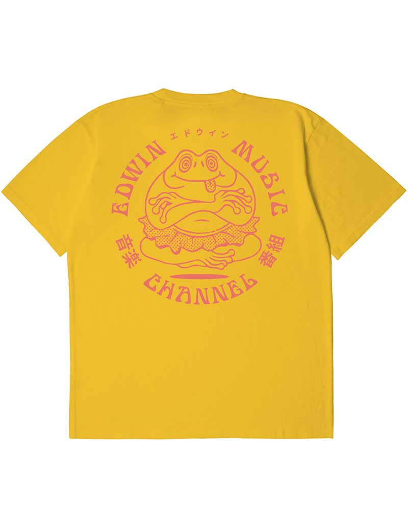 EDWIN MUSIC CHANNEL T-SHIRT LEMON 