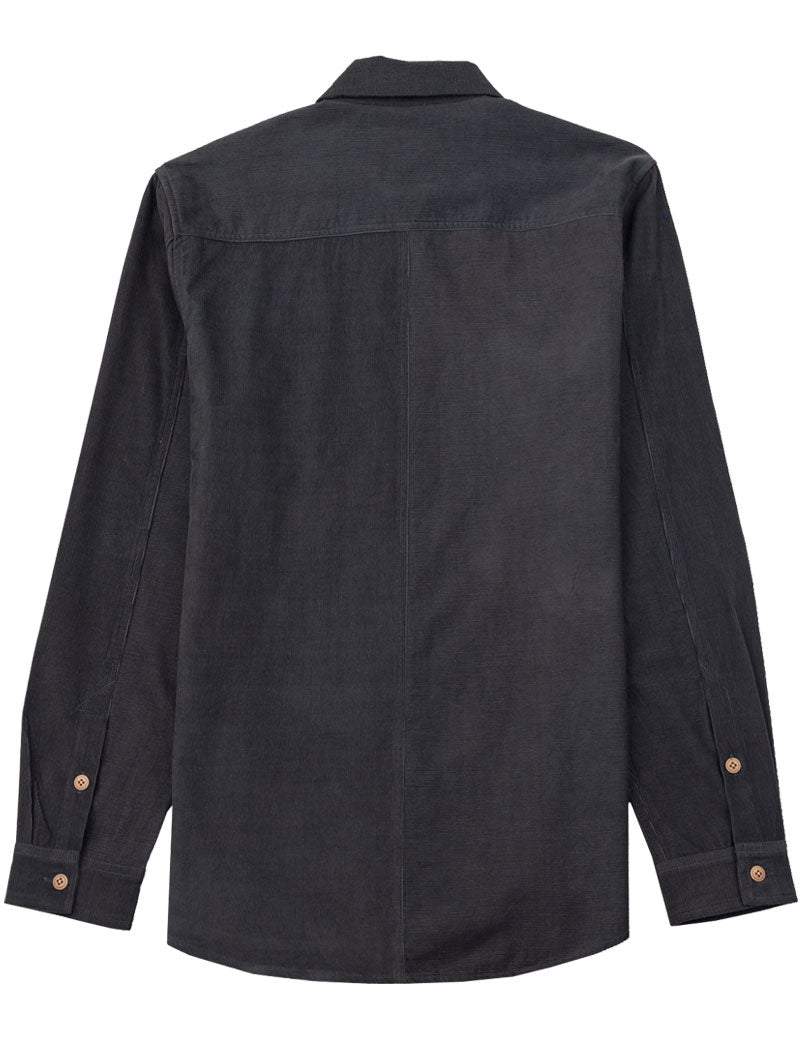 Folk Direction Babycord Shirt Charcoal