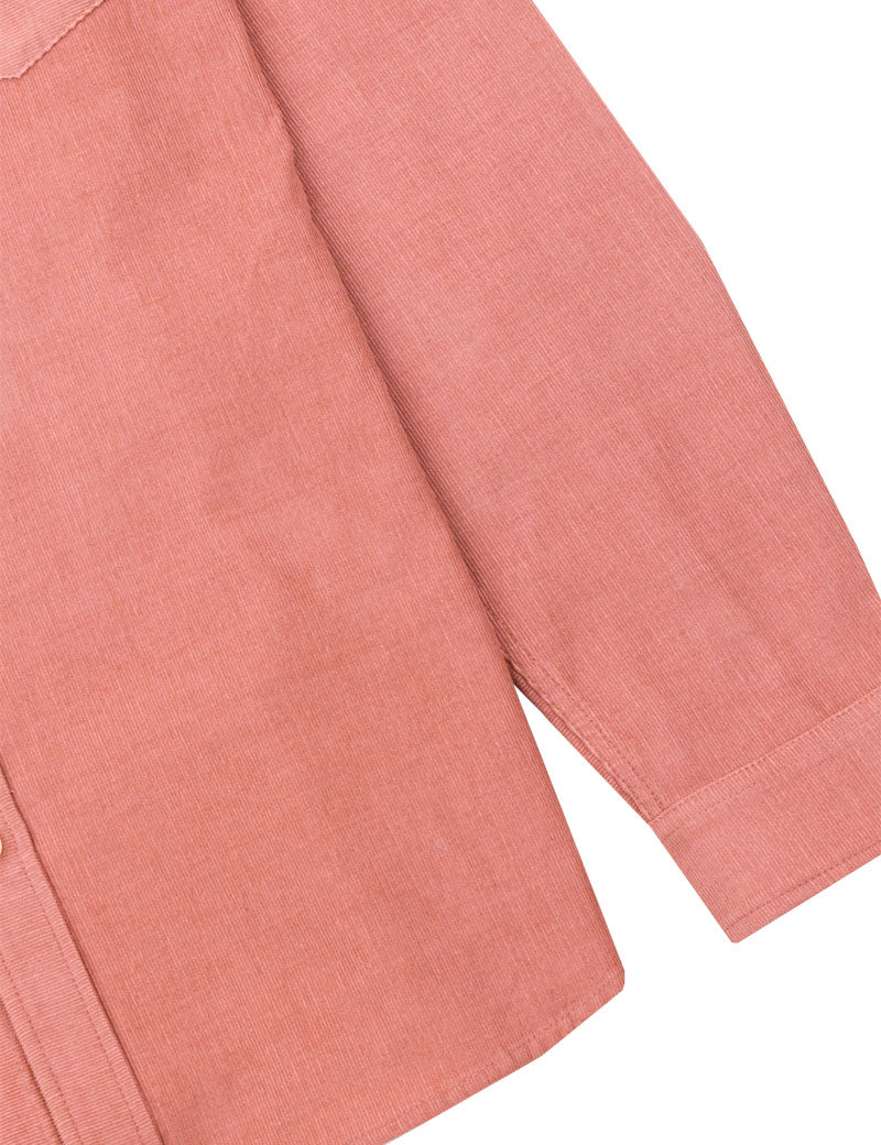 Folk Direction Babycord Shirt Dusty Pink