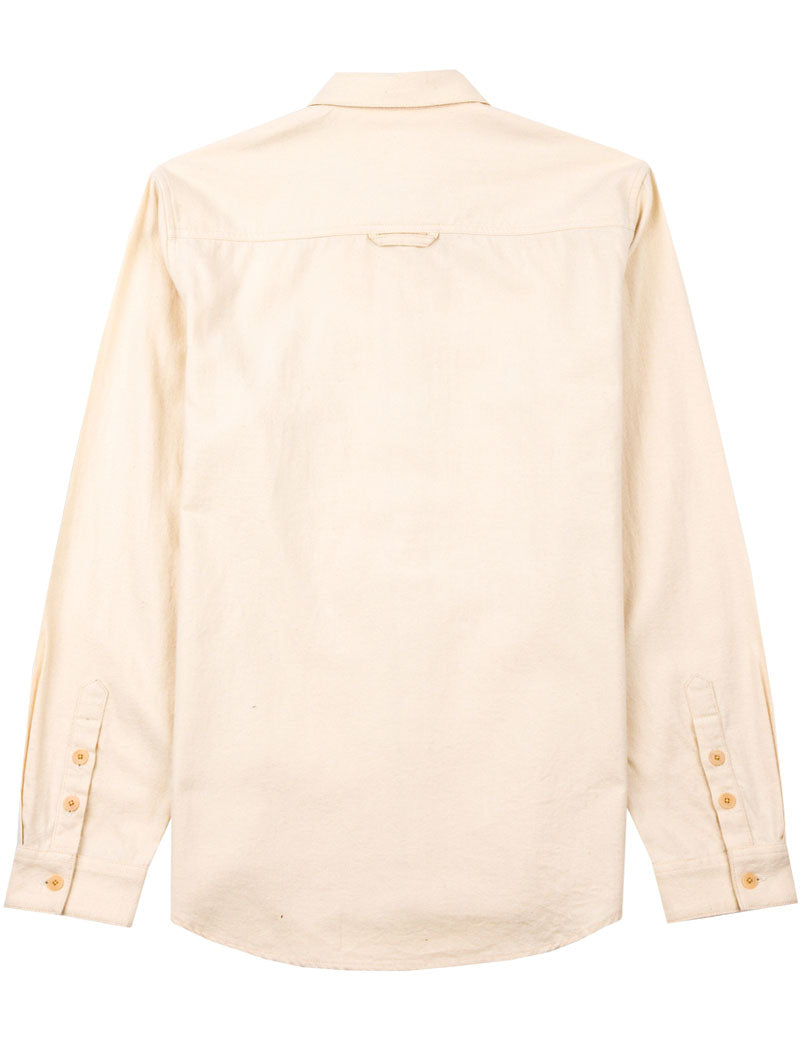 Folk Relaxed Fit Shirt Ecru Flannel