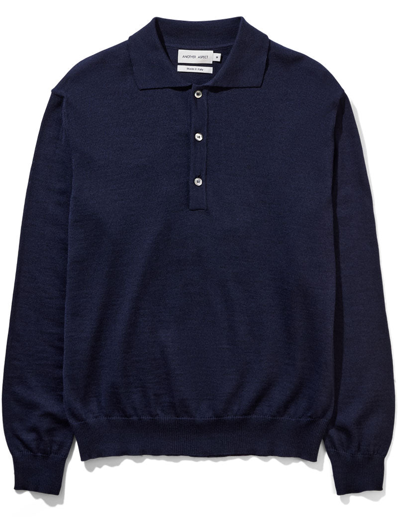 Another Aspect Another Polo Shirt 2.0 Night Sky Navy
