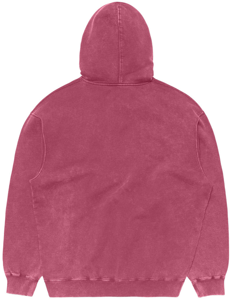 Edwin Axiom Hoodie Sweat Red Plum