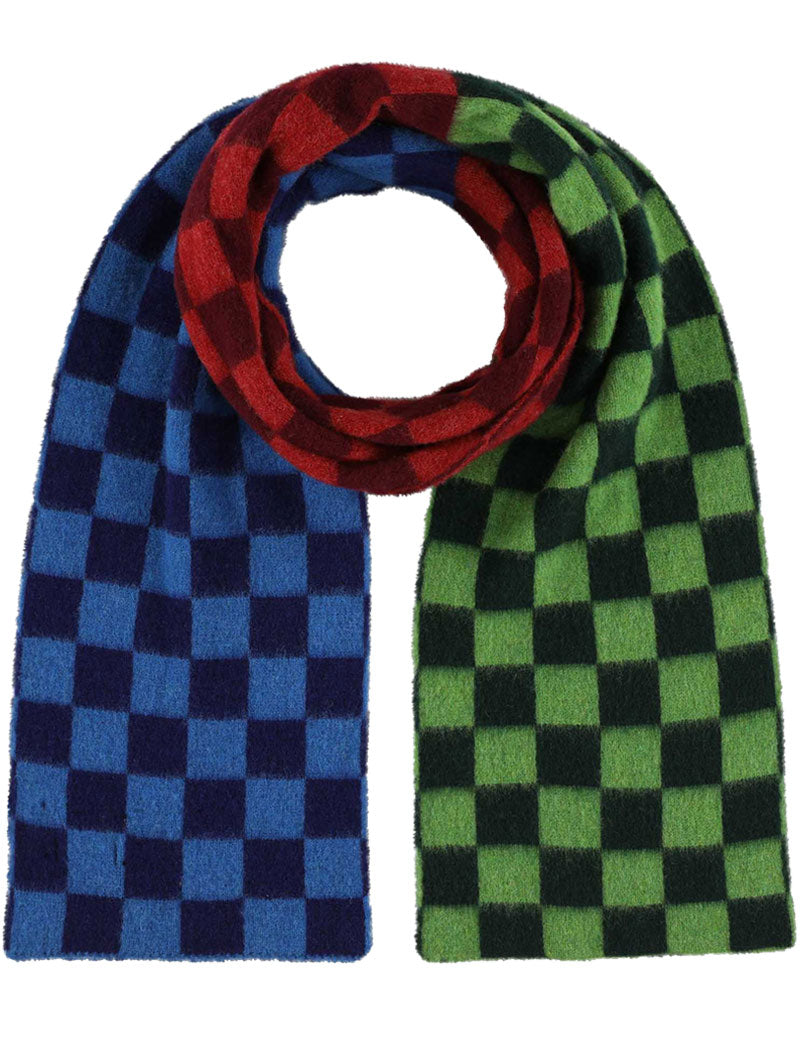 Howlin' Cosmic Checkerboard Scarf Forest