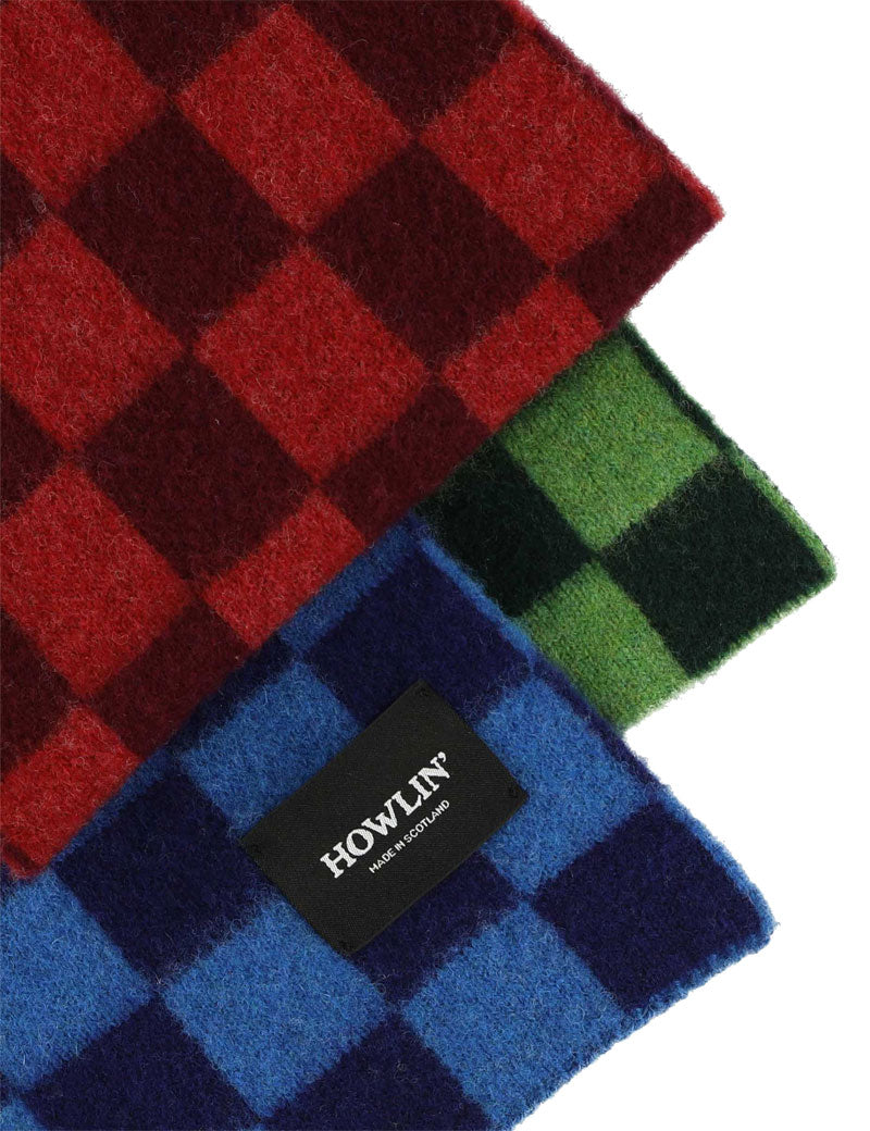 Howlin' Cosmic Checkerboard Scarf Forest