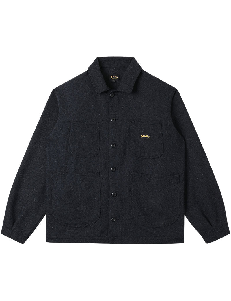 Stan Ray Coverall Jacket Navy Wool