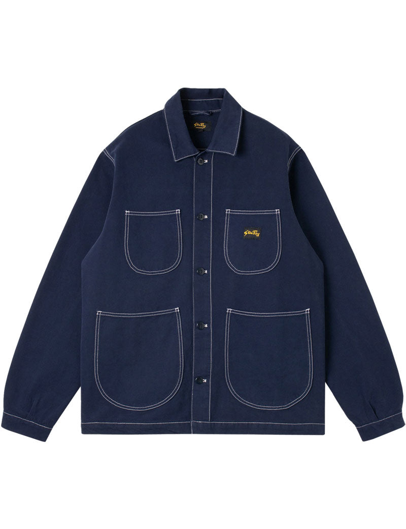 Stan Ray Coverall Jacket Navy Bedford