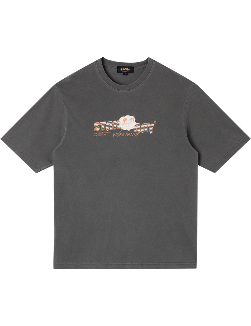 Stan Ray Crockett Pants Tee Washed Black