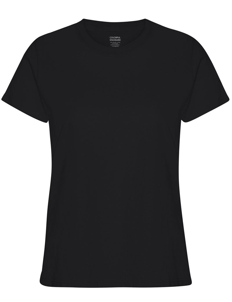 Colorful Standard Womens Light Organic Tee Deep Black