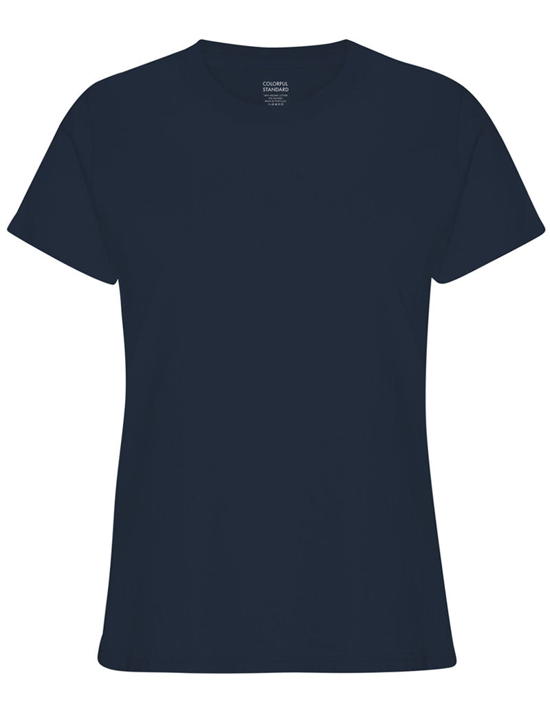Colorful Standard Womens Light Organic Tee Navy Blue