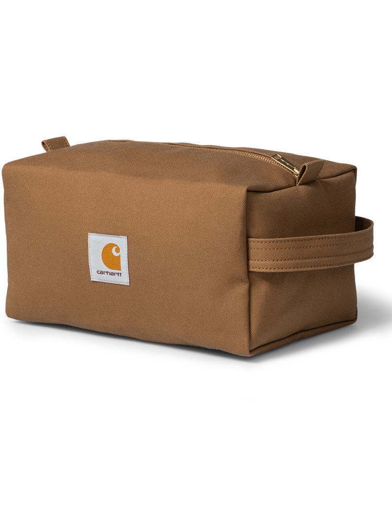 Carhartt Wip Canvas Washbag Hamilton Brown