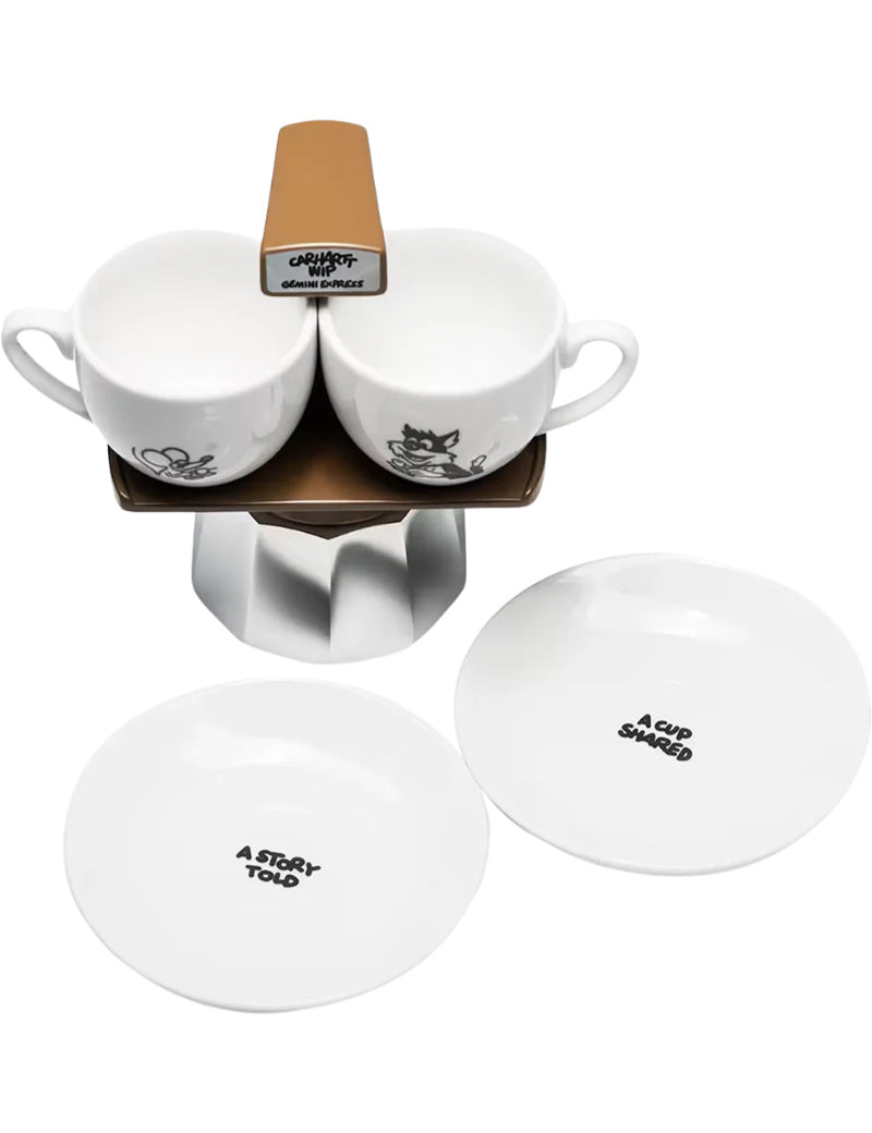 Carhartt WIP X Gemini Express Coffee Break Espresso Maker Aluminium Brown
