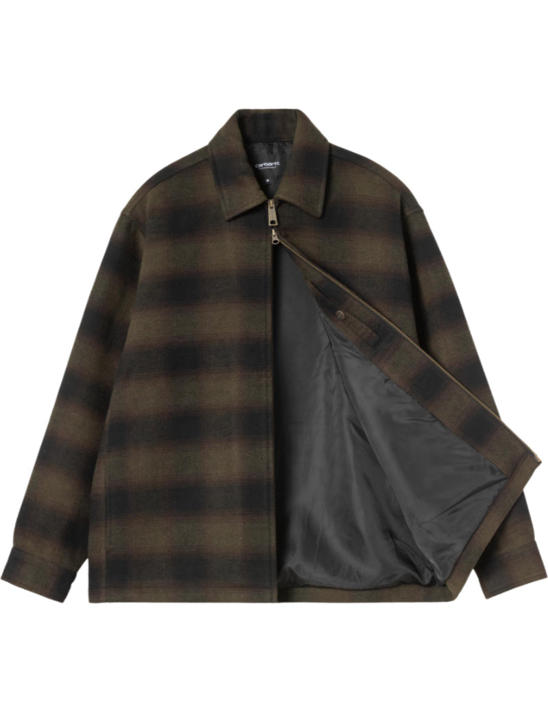 Carhartt WIP Alton Jacket Check, Cypress Unzipped