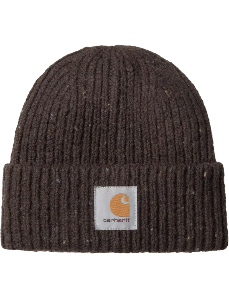 Carhartt WIP Anglistic Beanie Speckled Tobacco Front