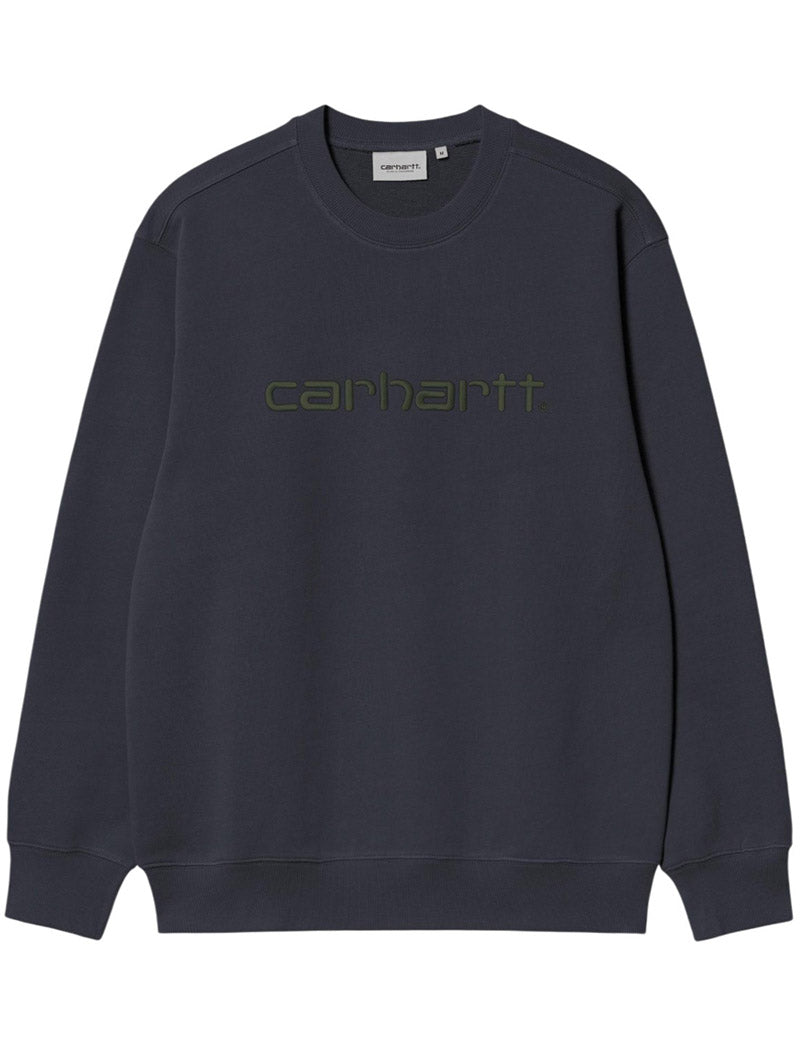 Carhartt WIP Carhartt Sweatshirt Dark Navy & Dark Scarab