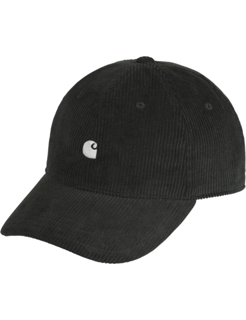 Carhartt WIP Harlem Cap Raven & White Front