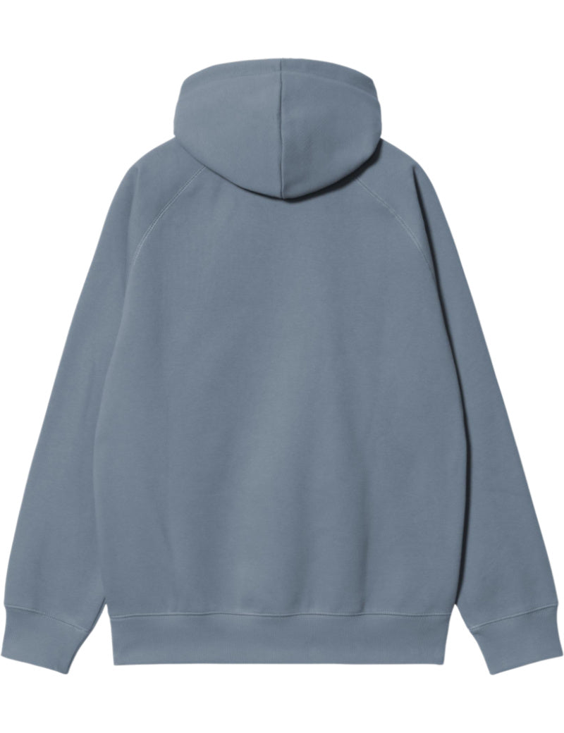 Carhartt WIP Hooded Chase Sweat Icesheet & Gold Back