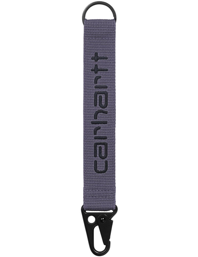 Carhartt WIP Jaden KeyHolder Shady Purple & Dark Navy Front