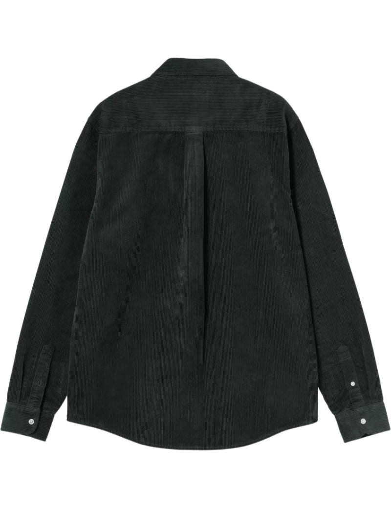 Carhartt WIP L/S Madison Cord Shirt Raven Back