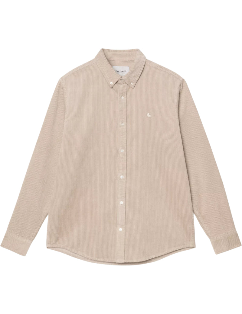 Carhartt WIP L/S Madison Cord Shirt Wall Front