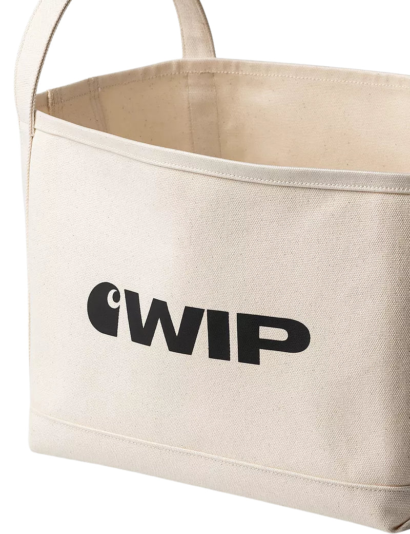 Carhartt WIP Magazine Canvas Basket Natural Logo