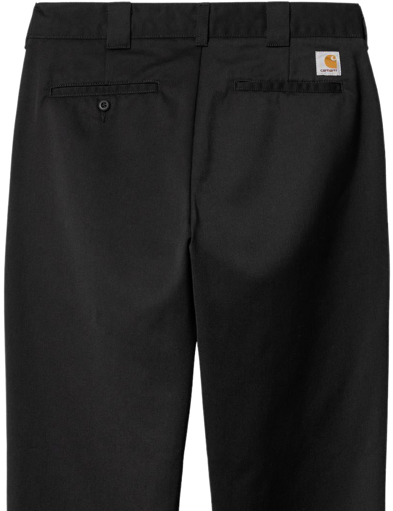 Carhartt WIP Master Pant Black Rinsed Back Pockets